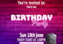 design birthday flyer tailored to your need